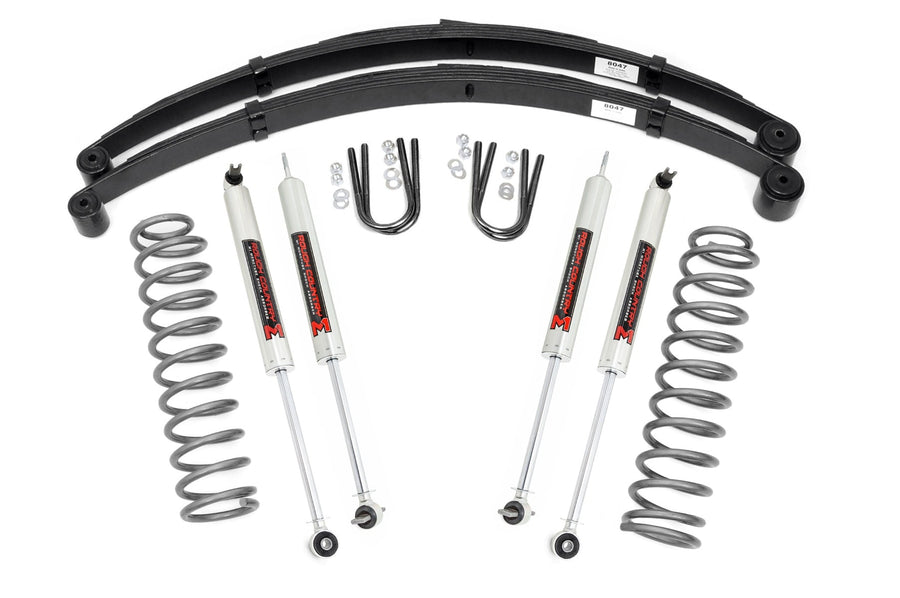 Kit de Elevación de 3 Pulgadas | RR Resortes | Jeep Cherokee XJ 2WD/4WD (1984-2001)