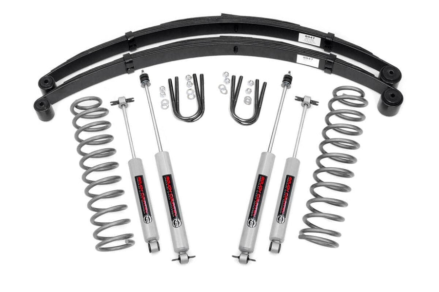 Kit de Elevación de 3 Pulgadas | RR Resortes | Jeep Cherokee XJ 2WD/4WD (1984-2001)