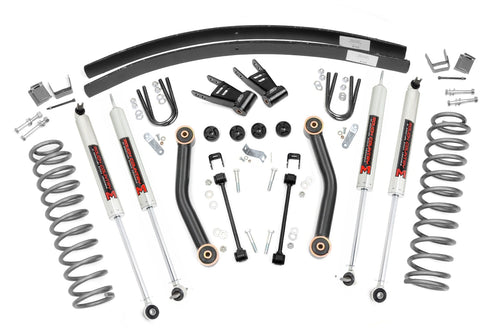 Kit de Elevación de 4.5 Pulgadas | AAL Traseros | Jeep Cherokee XJ 2WD/4WD (1984-2001)