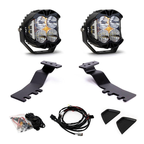 Kit de luces para pilar A Baja Designs LP4 A-Pillar Kit - Toyota 4Runner 2025-2026 (Light Pattern: Driving/Combo, Color: Clear, Wiring Type: Toggle)