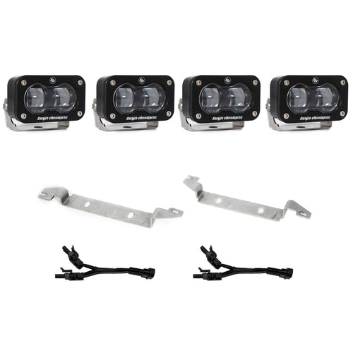 Kit de luces/faros de niebla Baja Designs S2 SAE OEM Fog Light Replacement Kit - 2025-2026 Toyota 4Runner, Non-TRD Pro (Light Pattern: SAE Fog, Color: Clear)