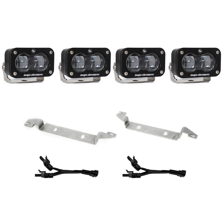 Kit de luces/faros de niebla Baja Designs S2 SAE OEM Fog Light Replacement Kit - 2025-2026 Toyota 4Runner, Non-TRD Pro (Light Pattern: SAE Fog, Color: Clear)