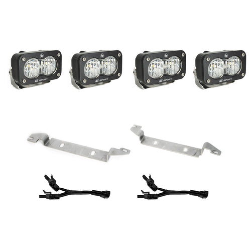 Kit de Faros de Niebla Baja Designs S2 Sport OEM Fog Light Replacement Kit | 2025-2026 Toyota 4Runner, Non-TRD Pro