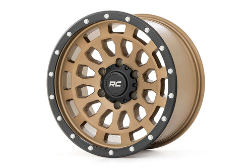 Rough Country 87 Serie Rin | Beadlock Simulado | Bronce/Negro | 17x8.5 | 6x5.5 | +0mm