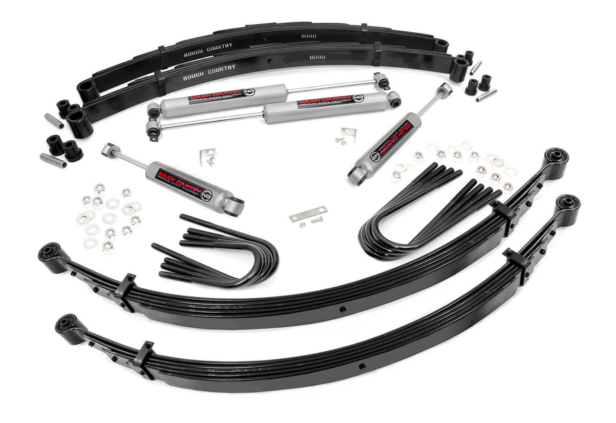 Elevación de 2 Pulgadas | 52 Inch Rear Resortes | Chevy/GMC 3/4 Ton Suburban/C25/K25 Truck (77-87)