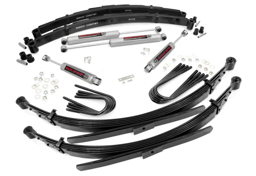 Elevación de 2 Pulgadas | 56 Inch Rear Resortes | Chevy/GMC 3/4 Ton Suburban/C25/K25 Truck (77-87)