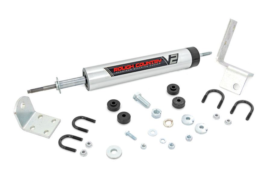 V2 Estabilizador de Dirección | Elevación de 0-3 Pulgadas | Chevy/GMC Sierra 1500/Silverado 1500/Tahoe/Yukon (92-06)