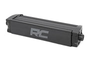 8 Inch LED Serie Negro Light Bar | Single Row | Blanco Frío DRL | Pair
