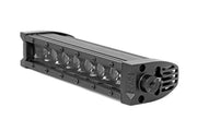 8 Inch LED Serie Negro Light Bar | Single Row | Blanco Frío DRL