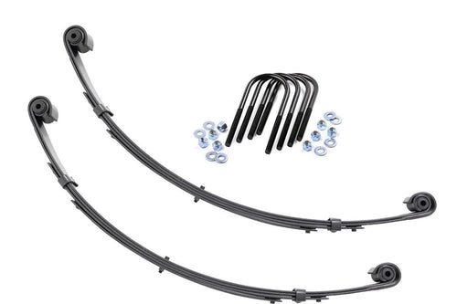 Muelles Delanteros | Estampado Militar | Elevación de 4 Pulgadas | Pair | Jeep Wrangler YJ (87-95)
