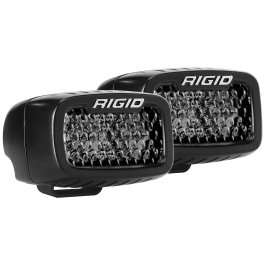 Pod LED Rigid SR-M Series PRO Spot Diffused Midnight Pods Pair | Off-Road