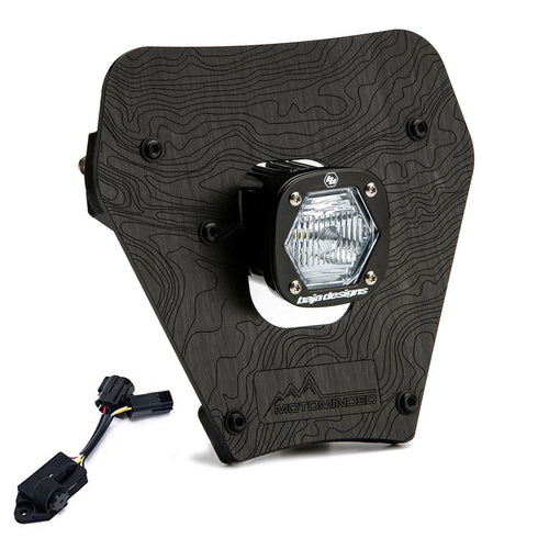 Luz Auxiliar LED Baja Designs KTM S1 (D/C) LED Headlight Kit con Dimmer | 2024-2026 KTM EXC-F, XCF-W, XC-W