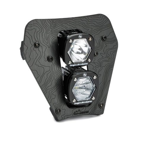 Luz Auxiliar LED Baja Designs KTM Dual S1 "Gemini" (D/C) LED Headlight Kit | 2024-2026 KTM XCF-W, XC-W