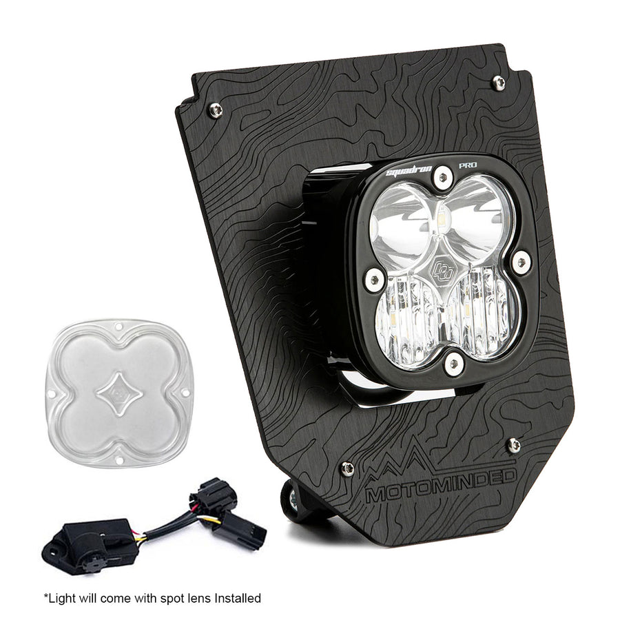Luz auxiliar LED Baja Designs Husqvarna Squadron Pro (D/C) LED Headlight Kit w/ Dimmer - 2024-2026 Husqvarna FE-S, FE, TE (Light Pattern: Multi Pattern, Color: Clear)