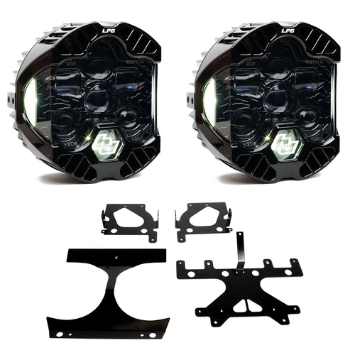 Luz Auxiliar LED Baja Designs DOT LP6 LED Headlight Kit | 2015-2023 Harley Davidson Road Glide