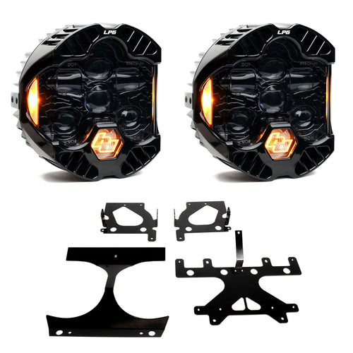 Luz Auxiliar LED Baja Designs DOT LP6 LED Headlight Kit | 2015-2023 Harley Davidson Road Glide