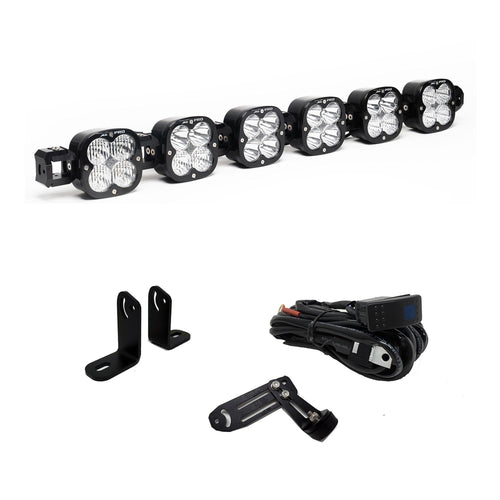 Luz auxiliar LED Baja Designs XL Linkable Roof Mount Light Kit - Polaris 2020-2026 RZR Pro XP; 2024 RZR Turbo R (Model: XL Pro Linkable, Light Pattern: Multi Pattern, Color: Clear, Wiring Type: Toggle)