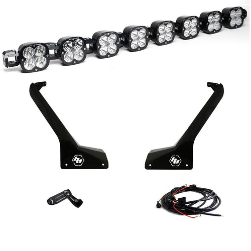 Luz Auxiliar LED Baja Designs Jeep JL/JT 8XL Linkable Roof kit de soporte de luces | Jeep 2020-2026 Gladiator; 2018-2026 Wrangler JL; Exc. Rubicon 392, Mojave, 4xE