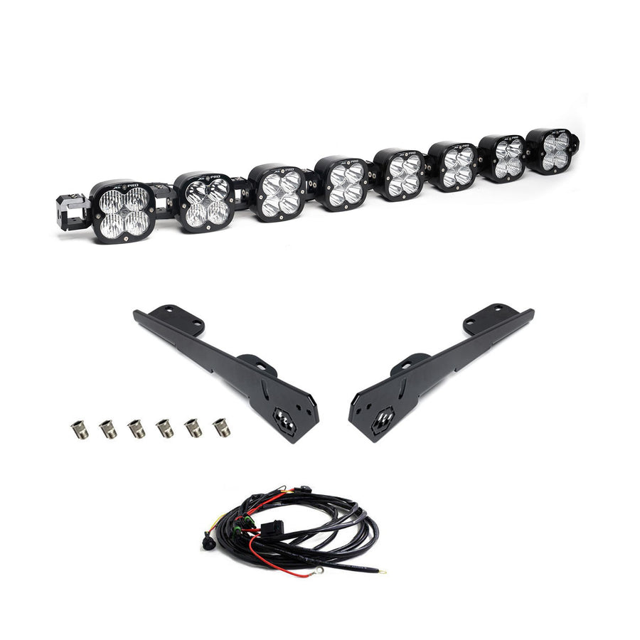 Barra de luz LED Baja Designs Toyota XL Linkable Light Bar Roof Kit - 2005-23 Tacoma (Model: XL Pro Linkable, Light Pattern: Multi Pattern, Color: Clear)