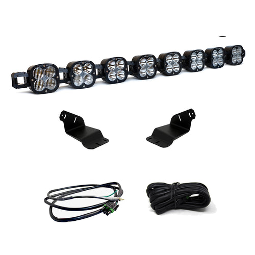 Barra de luz LED Baja Designs XL Linkable Roof Mount Light Kit - Ford 2021-2026 Bronco; 2022-2026 Bronco Raptor (Model: XL Sport Linkable, Light Pattern: Multi Pattern, Color: Clear, Wiring Type: Upfitter)