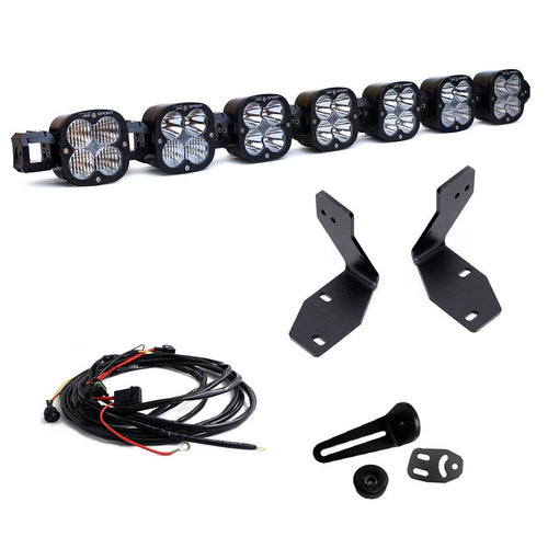 Kit de luces/faros de niebla Baja Designs 7XL Linkable Bumper Light Kit - Ford 2023-2026 F-250/350 Super Duty (Model: XL Sport Linkable, Light Pattern: Multi Pattern, Color: Clear, Wiring Type: Toggle)