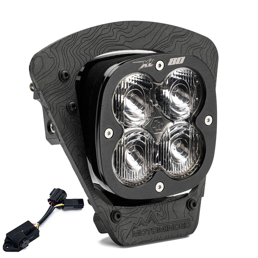 Luz auxiliar LED Baja Designs GasGas XL80 (D/C) LED Headlight Kit w/ Dimmer - 2024-2026 GasGas ES (Light Pattern: Trail, Color: Clear)