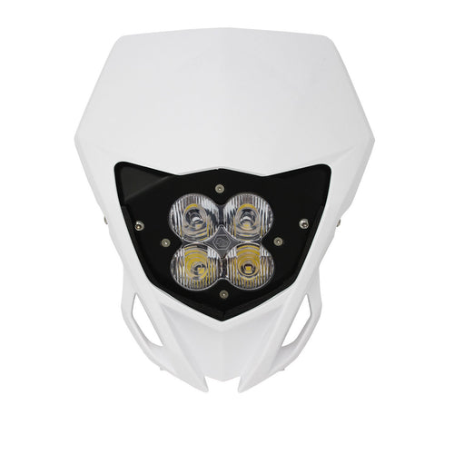 Luz auxiliar LED Baja Designs Yamaha XL80 Headlight Kit w/ Shell - Yamaha 2016-18 YZ250FX/YZ450FX (Light Pattern: Trail, Color: Clear)