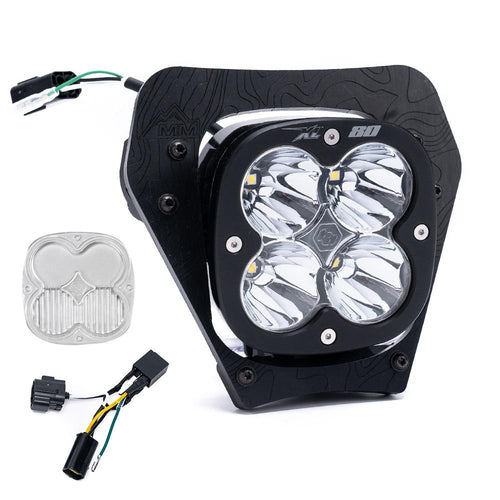 Luz Auxiliar LED Baja Designs KTM XL80 (D/C) Headlight Kit /w Hi-Low arnes | KTM 2024-2026 350 EXC-F;500 EXC-F; 450 XCF-W; 350 XW-F; 500 XW-F