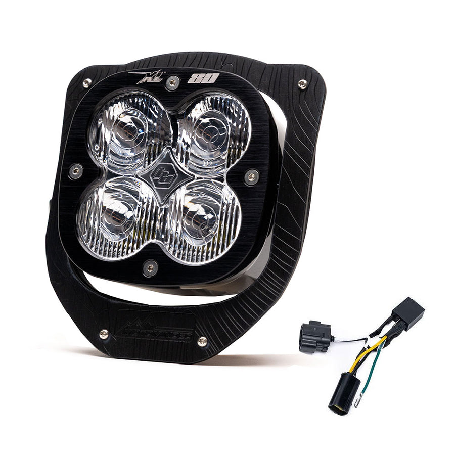 Luz Auxiliar LED Baja Designs Husqvarna XL80 (D/C) Headlight Kit con Hi-Low arnes | Husqvarna 2024-2026 FE 350S; FE 501S