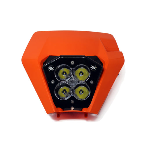Luz Auxiliar LED Baja Designs KTM XL80 (D/C) Headlight Kit con '17-19 Shell | KTM 2017-19 250 EXC-F; 2019 250 XC-W TPI/300 XC-W TPI; 2017-19 350 EXC-F; 2019 450 EXC-F; 2017-19 500 EXC-F
