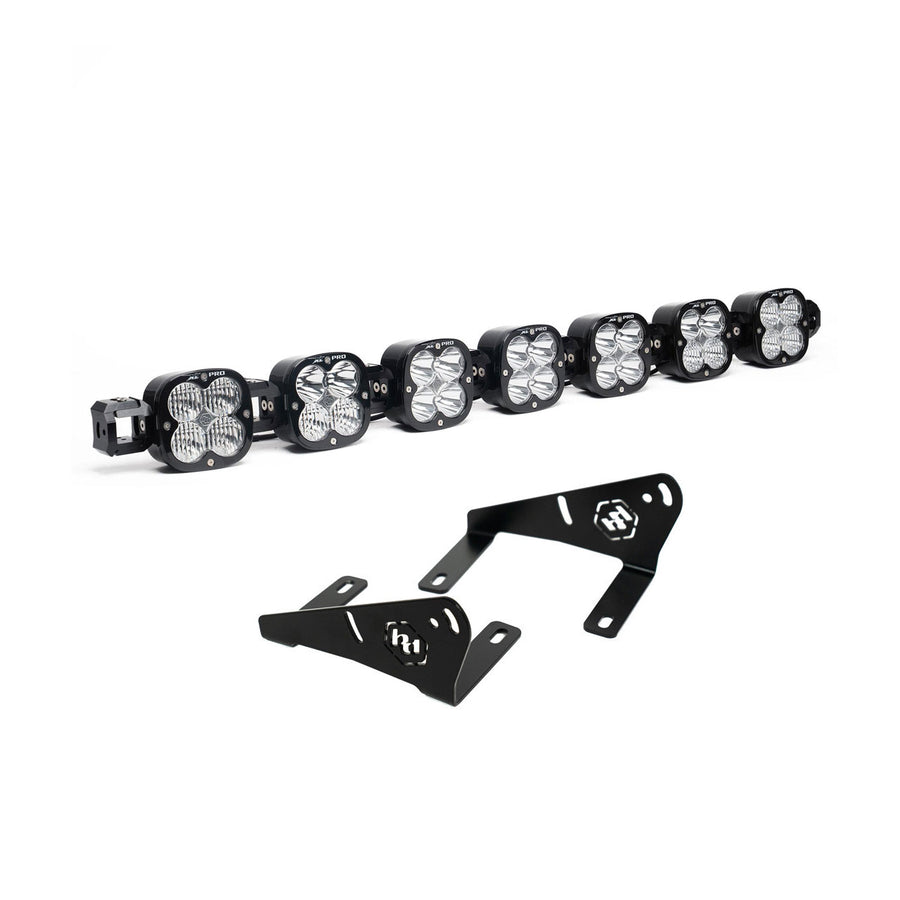 Luz auxiliar LED Baja Designs Polaris RZR Pro R 7 XL Linkable Roof Bar Kit - Polaris RZR Pro R 2022-2026 (Model: XL Pro Linkable, Light Pattern: Multi Pattern, Color: Clear)