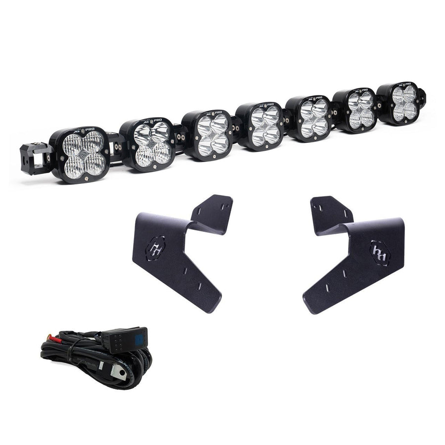 Luz auxiliar LED Baja Designs Can-Am Maverick R 7XL Linkable Roof Mount Kit - Can-Am Maverick R 2024-2026 (Light Pattern: Multi Pattern, Model: XL Pro Linkable, Color: Clear)