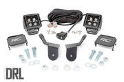Kit de Luces LED | Montaje en Jaula | 2" Negro Pair | Blanco DRL | Honda Pioneer 1000/Pioneer 1000-6