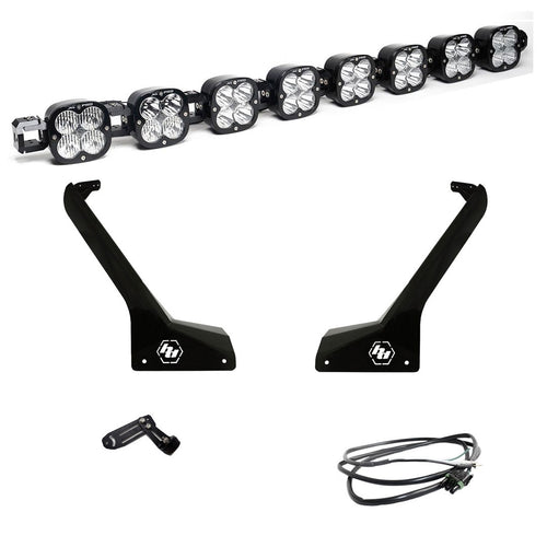 Luz Auxiliar LED Baja Designs Jeep JL/JT 8XL Linkable Roof kit de soporte de luces | Jeep 2020-2026 Gladiator; 2018-2026 Wrangler JL; Exc. Rubicon 392, Mojave, 4xE