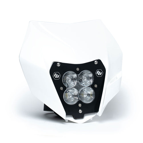 Luz auxiliar LED Baja Designs XL40 (A/C) LED Headlight Kit w/ KTM '14-16 Shell - KTM 250-300 XC ('13-16); 200 XC-W ('13-16) (Light Pattern: Trail, Color: Clear)