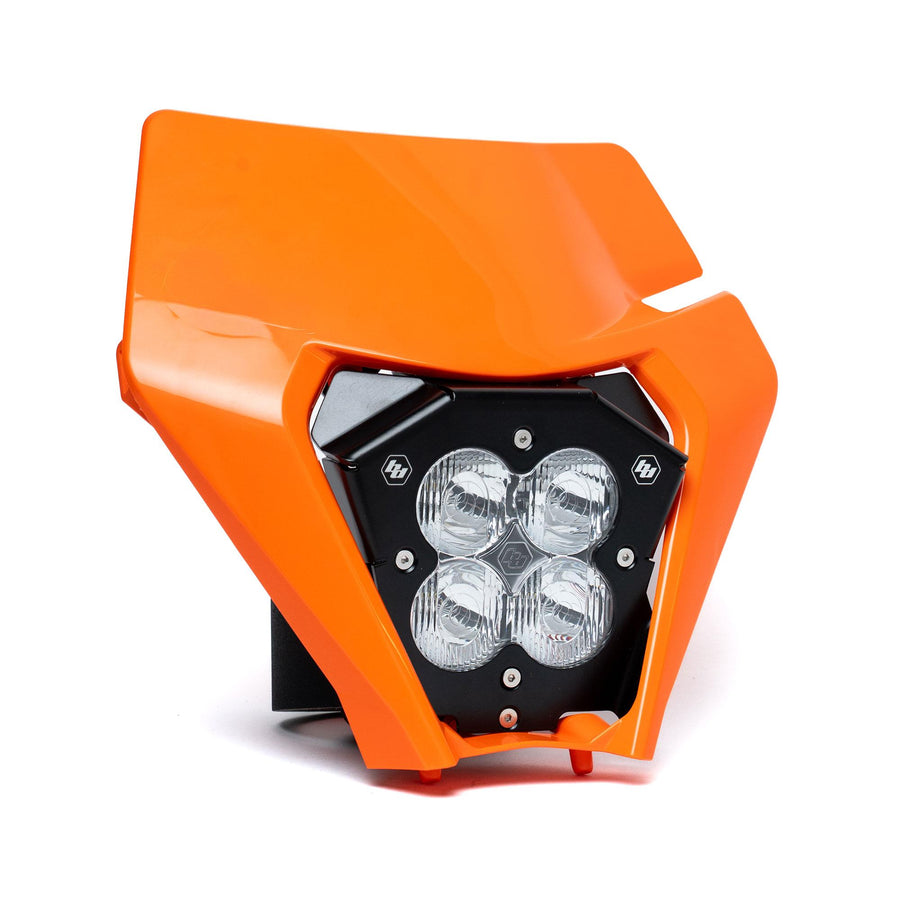 Luz auxiliar LED Baja Designs XL40 (D/C) LED Headlight Kit w/ KTM '20-22 Shell - KTM 150-300 XC-W/XC-W TPI/XC TPI/XCF-W ('20-22); 350-500 EXC-F ('20-23) (Light Pattern: Trail, Color: Clear)