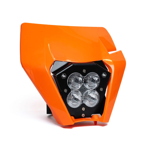 Luz auxiliar LED Baja Designs XL40 (A/C) LED Headlight Kit w/ KTM '17-19 Shell - KTM 250-300 XC ('17-19); 150-300 XC-W ('17-18) (Light Pattern: Trail, Color: Clear)
