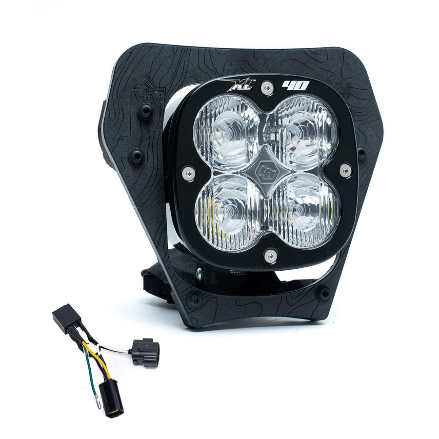 Luz Auxiliar LED Baja Designs XL40 (D/C) LED Headlight Kit con Hi-Low arnes | KTM 350/500 EXC-F ('24-26)