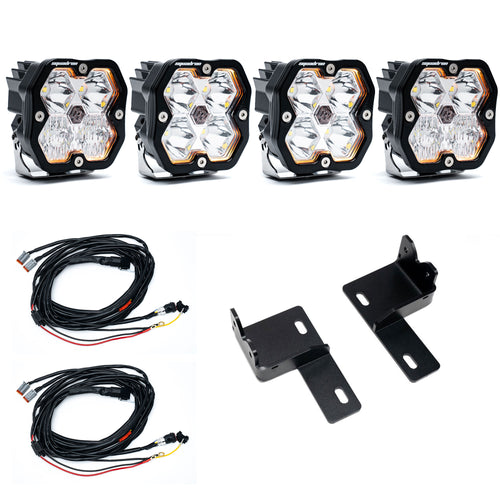 Luz Auxiliar LED Baja Designs Squadron 2.0 Sport Behind-the-Grille kit de luces | Toyota 2025-26 4Runner