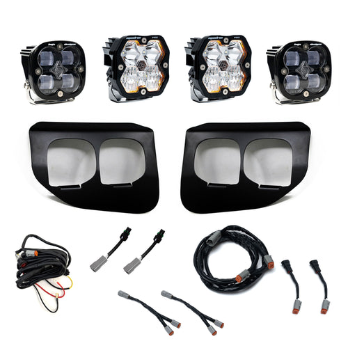Kit de Faros de Niebla Baja Designs Squadron 2.0 Pro/Squadron SAE Dual Fog Pocket Light Kit | Ford 2020-22 F-250/350 Super Duty