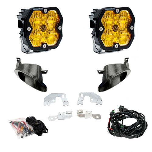 Kit de luces/faros de niebla Baja Designs Squadron 2.0 Sport Fog Pocket Light Kit - Mercedes 2014-18 Sprinter Van 2500/3500 (Lens Pattern: Wide Cornering, Lens Color: Baja Amber)
