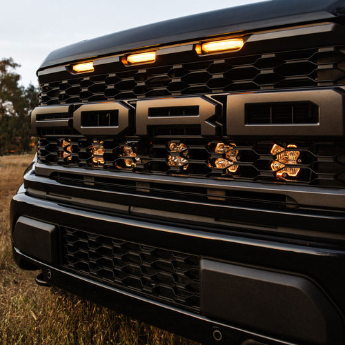 Luz Auxiliar LED Baja Designs Squadron 2.0 Pro Behind-the-Grille kit de luces | Ford 2021-26 F-150 Raptor, 2024-26 F-150 Raptor 37/R