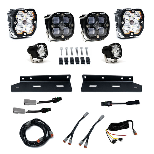 Kit de Faros de Niebla Baja Designs Squadron 2.0 Sport/Squadron SAE/S1 Fog Pocket Light Kit | Ford 2021-26 F-150 Raptor