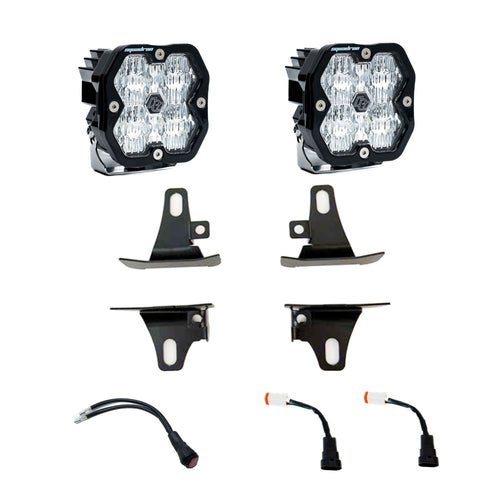 Kit de Faros de Niebla Baja Designs Squadron 2.0 Sport Fog Pocket Light Kit | Ford 2015-20 F-150; 2017-22 F-250/350 Super Duty
