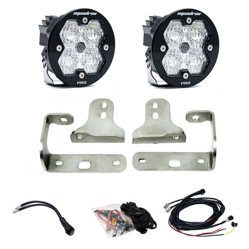 Kit de Faros de Niebla Baja Designs Squadron-R 2.0 Pro Fog Pocket Light Kit | Jeep 2018-26 Wrangler JL; 2020-26 Gladiator JT; Note: con OE Sport Bumper