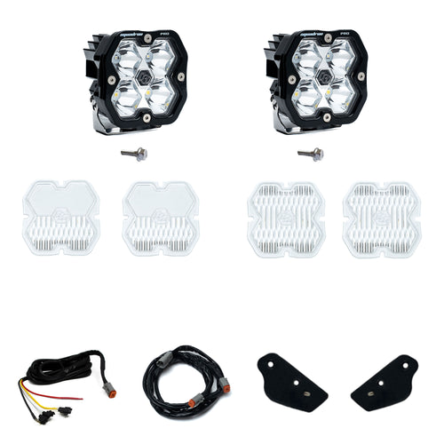 Kit de Luces A-Pillar Baja Designs Squadron 2.0 Pro A-Pillar Light Kit | Ford 2021-26 Bronco; 2022-24 Bronco Raptor