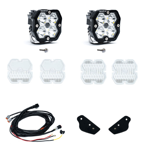 Kit de Luces A-Pillar Baja Designs Squadron 2.0 Sport A-Pillar Light Kit | Ford 2021-26 Bronco; 2022-24 Bronco Raptor