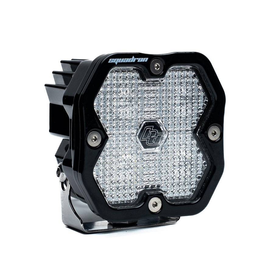 Luz auxiliar LED Baja Designs Squadron 2.0 Sport Black LED Auxiliary Light Pod - Universal (Light Pattern: Work/Scene, Color: Clear)