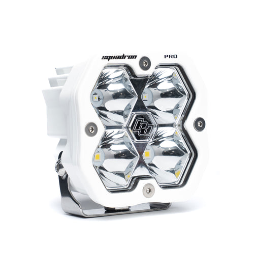 Luz auxiliar LED Baja Designs Squadron 2.0 Pro White LED Auxiliary Light Pod - Universal (Light Pattern: Spot, Color: Clear)