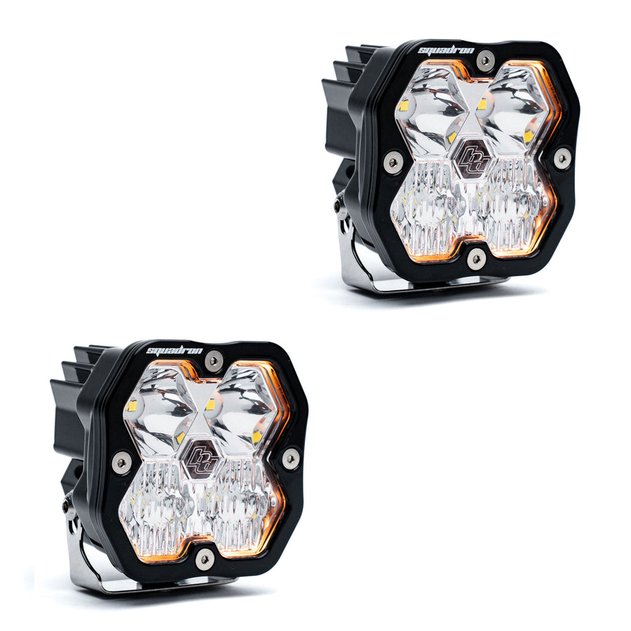 Luz Auxiliar LED Baja Designs Squadron 2.0 Sport negro LED Auxiliary Light Pod par | Universal
